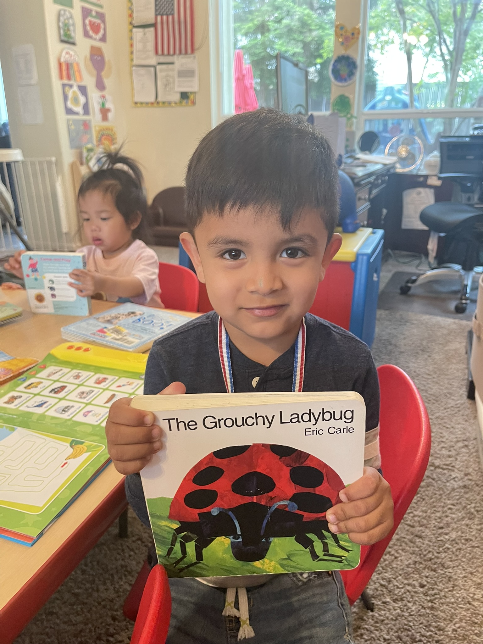 Children reading books